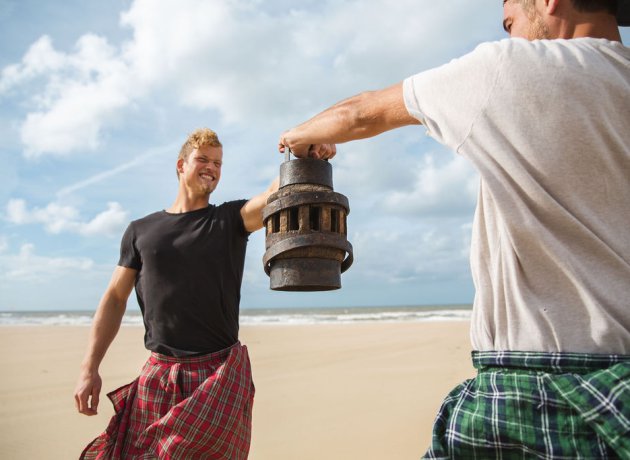 Hoek van Holland bedrijfsuitje Highland Games