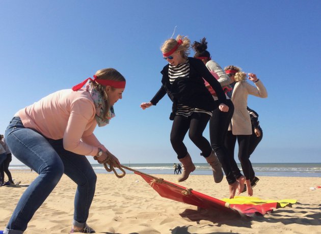 teamuitje in Hoek van Holland