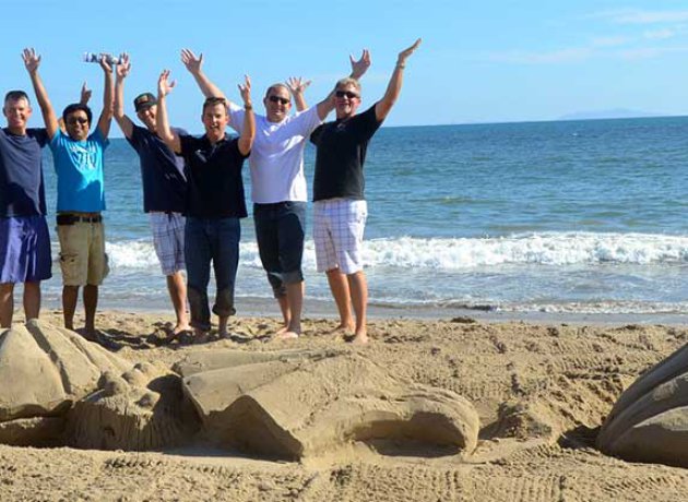 teambuilding aan zee